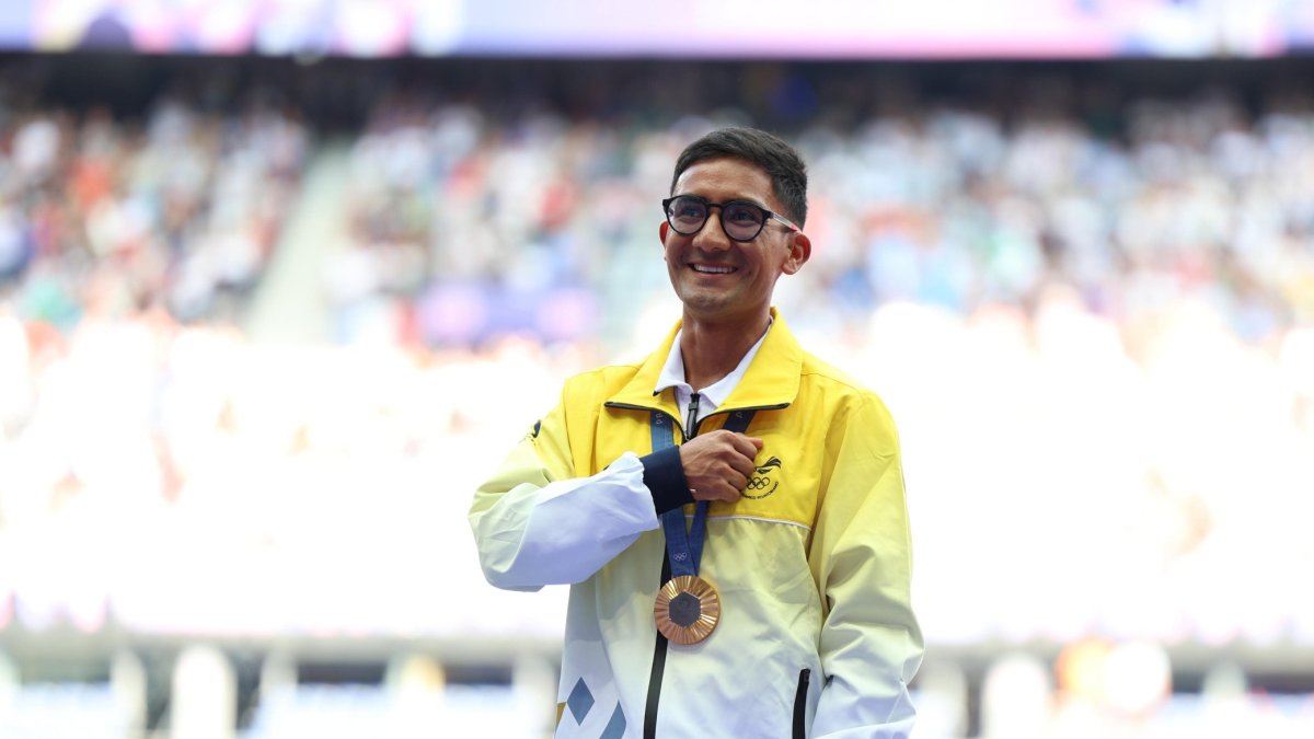 Daniel Pintado recibió el oro olímpico en los Juegos de París 2024.