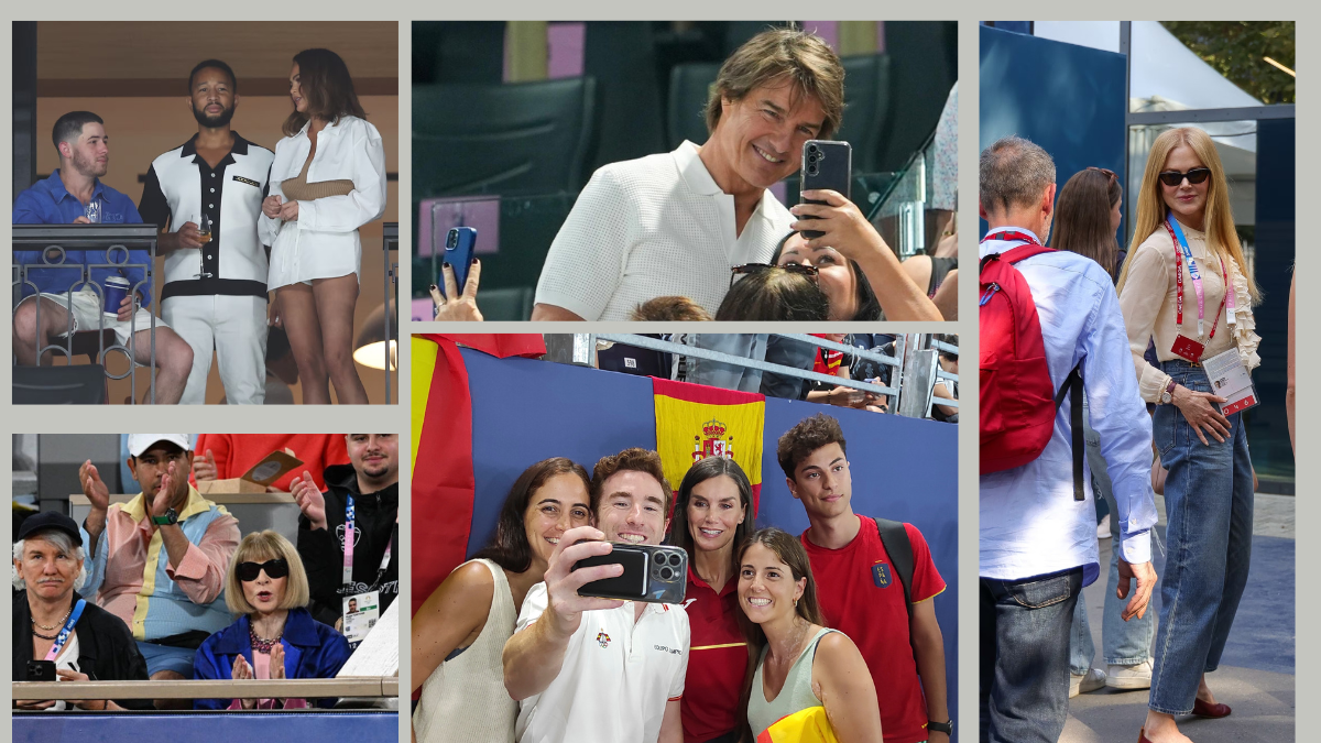 Las celebridades están en todas partes, como si quisieran hacer brillar aún más la cita de los Juegos Olímpicos.