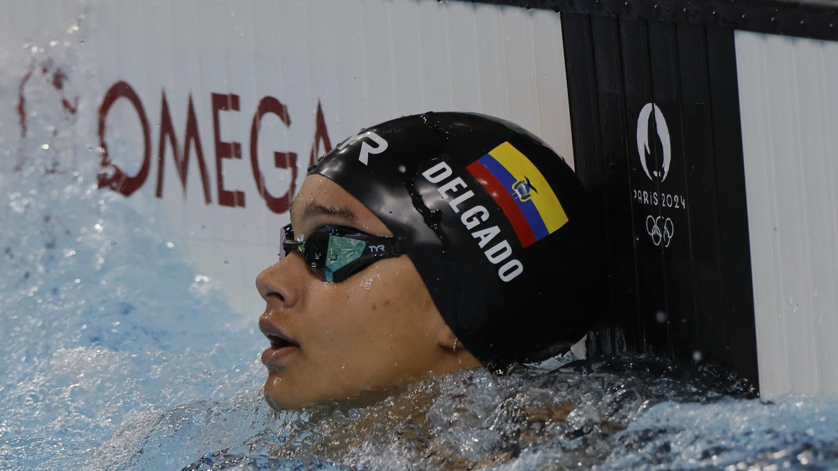 A la ecuatoriana Anicka Delgado no le alcanzó haber terminado segunda en su heat para clasificar a las semifinales de los 50 m libres.
