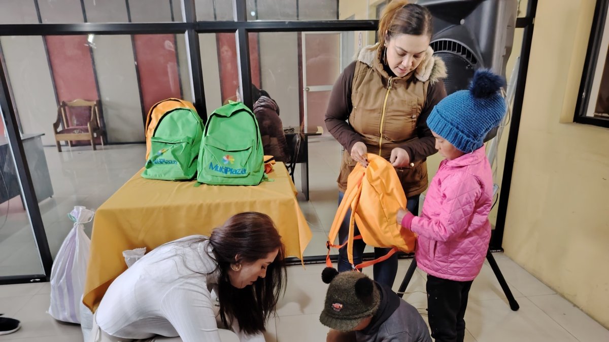Latacunga. Los menores han recibido ayuda de varias personas