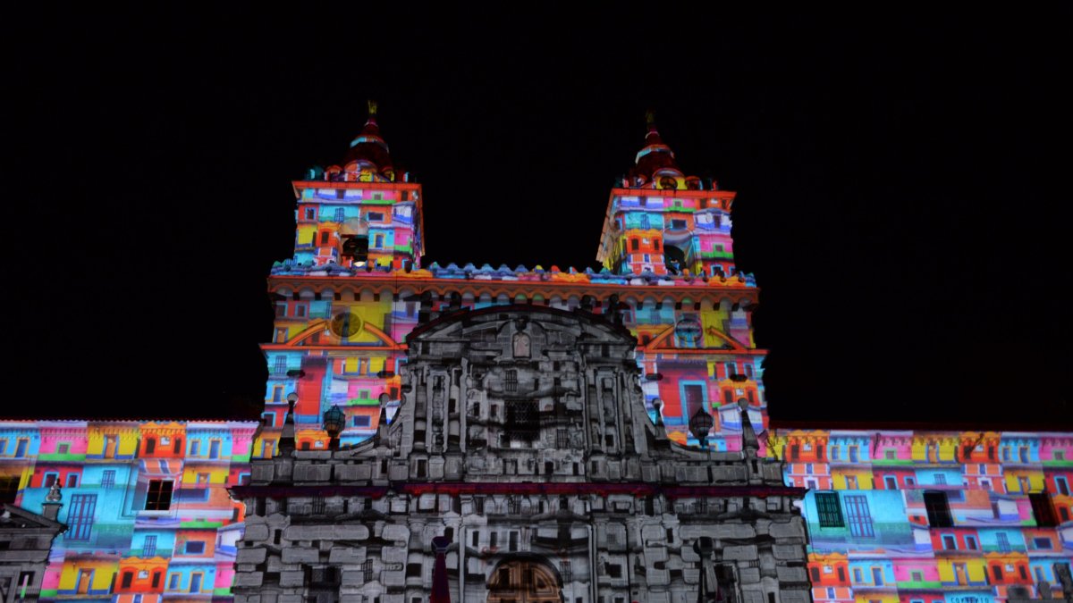 El festival de mapping denominado Quito Luz de América se realizará en el centro histórico de la capital