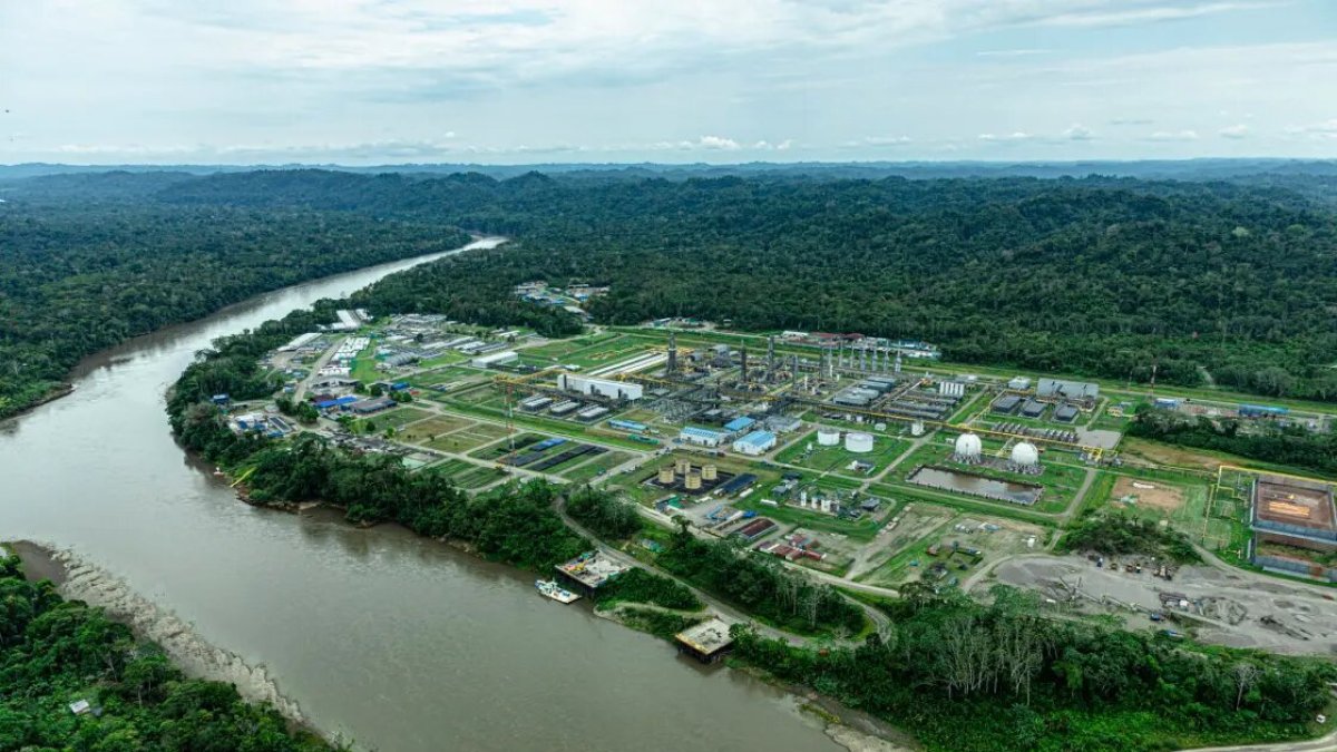 Yacimiento. El megayacimiento de gas de Camisea, el más importante de Perú.