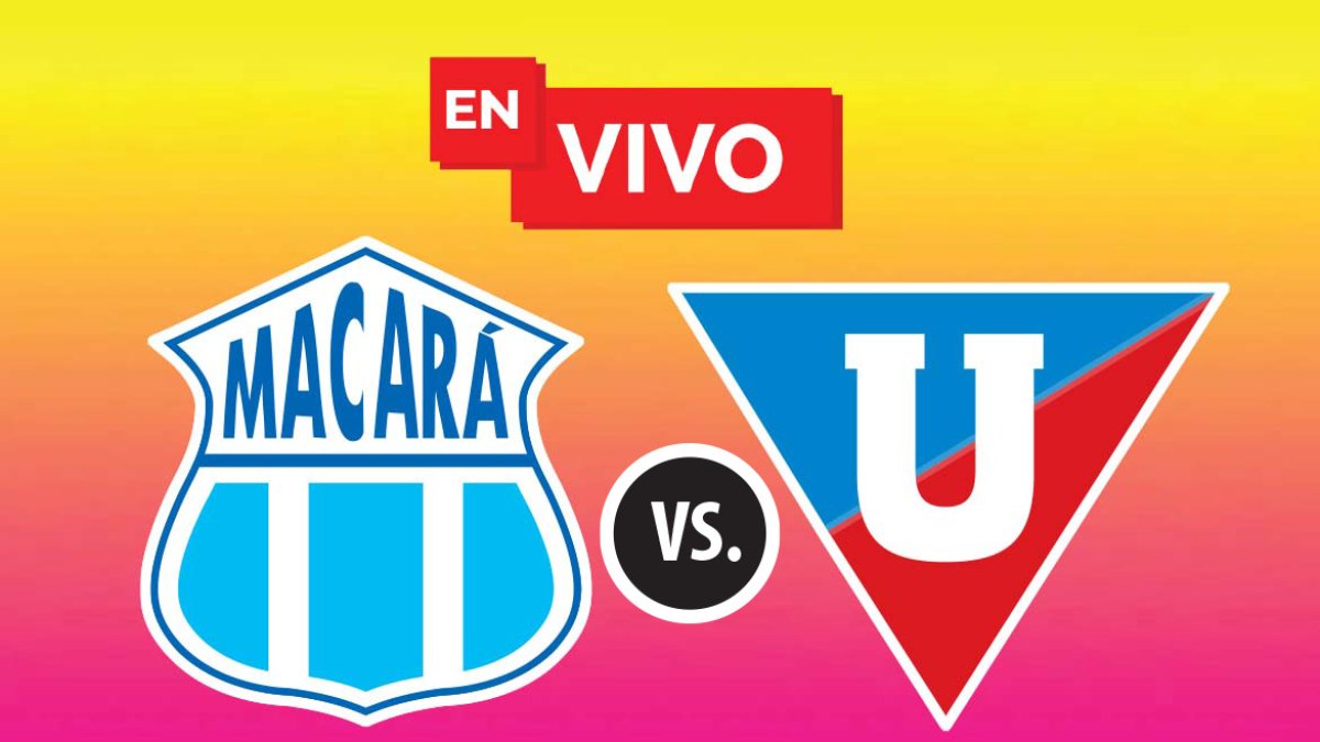 Macará vs Liga de Quito desde Ambato, en la primera fecha de la segunda etapa.