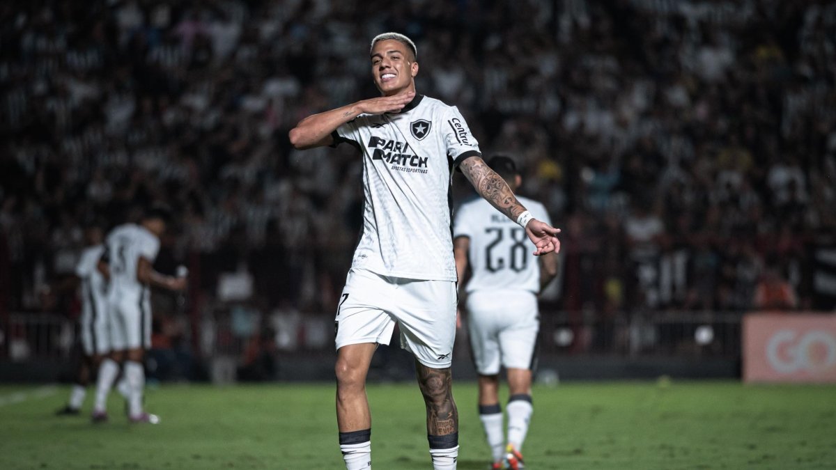 Igor Jesús anotó uno de los tantos de la goleada 1-4 del Botafogo.