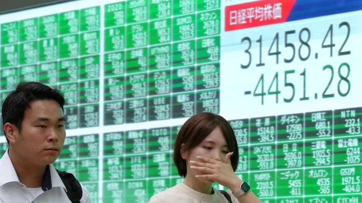 Las bosas asiáticas sufrieron su peor caída.