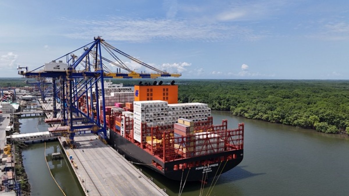 Barcos. Los buques ingresaron por puertos públicos y privados.