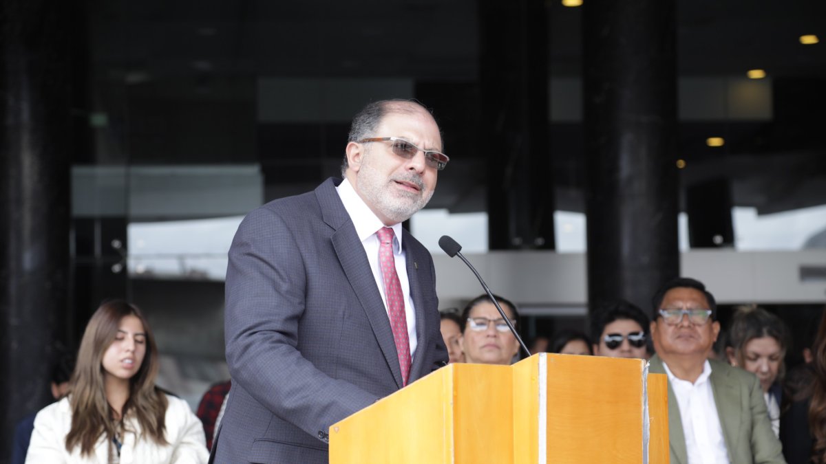 Enrique Pita, vicepresidente del Consejo Nacional Electoral, participó como invitado en la ceremonia.