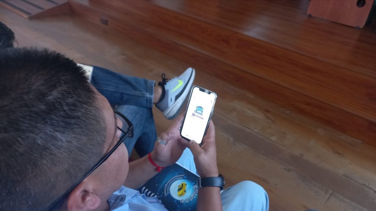 App. El aplicativo ya fue mostrado al gremio de taxistas.