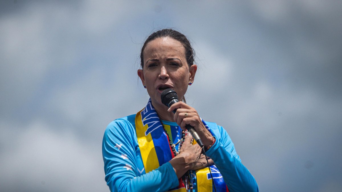La líder opositora venezolana María Corina Machado.