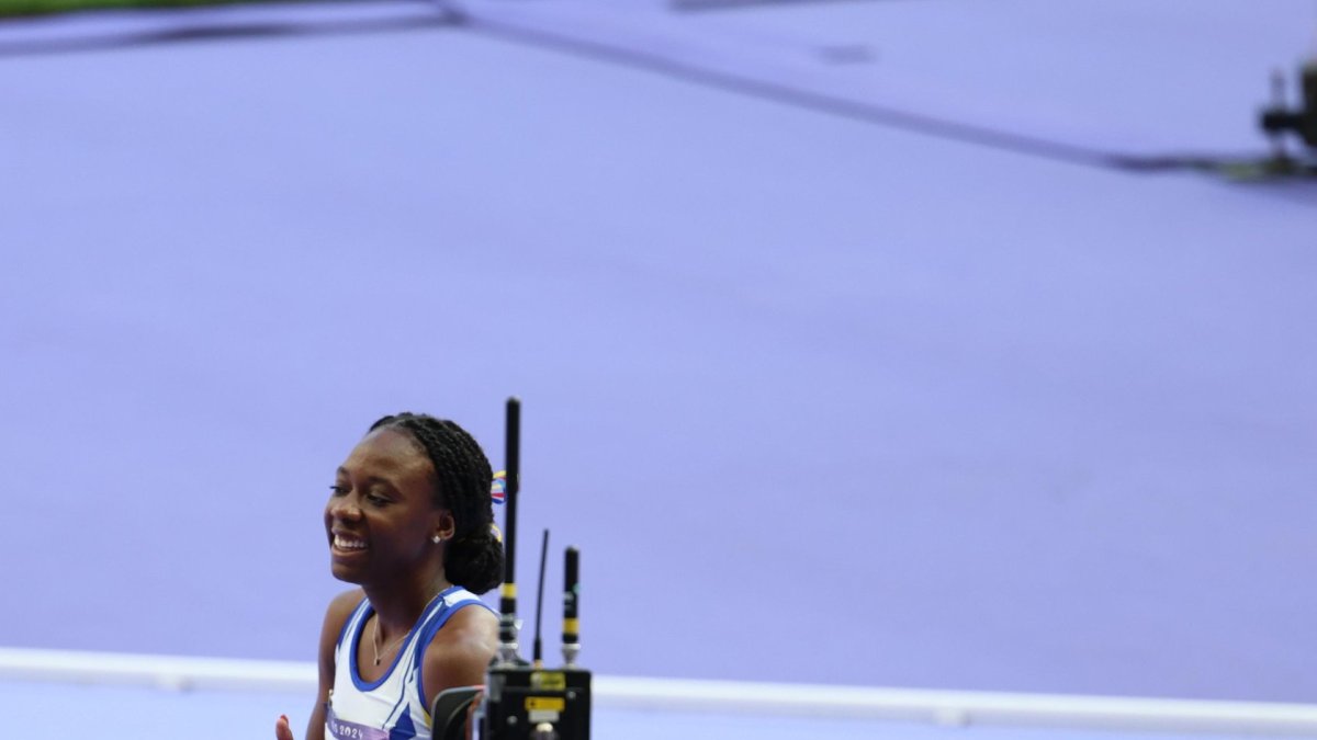 Maribel Caicedo fue la segunda en el repechaje de 100 metros vallas en parís 2024