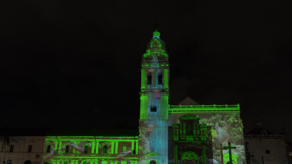La iglesia de Santo Domingo será el escenario para que se proyecten imágenes sobre  la biodiversidad del Chocó Andino, flora y fauna