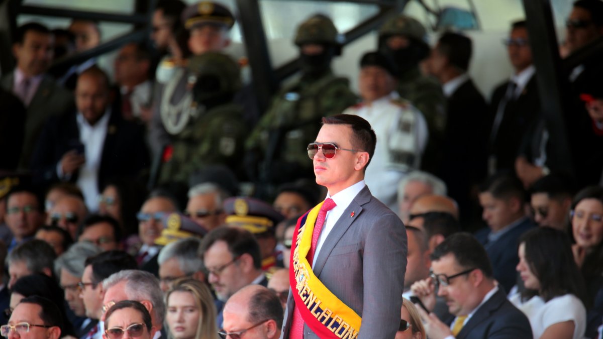 El presidente Daniel Noboa sería propuesto como candidato para un periodo completo.