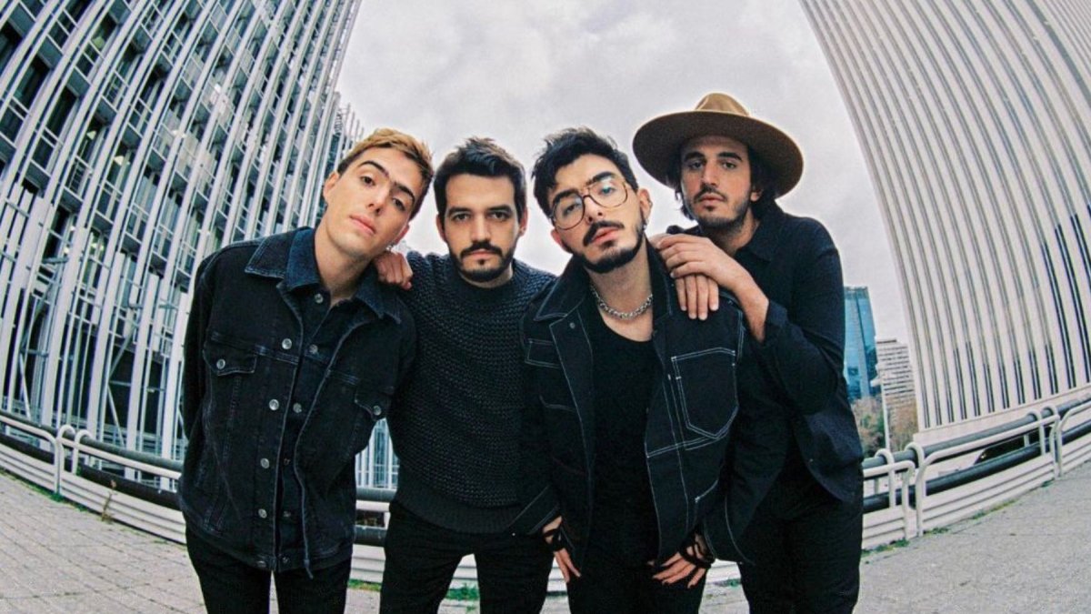 La banda mexicana Morat.