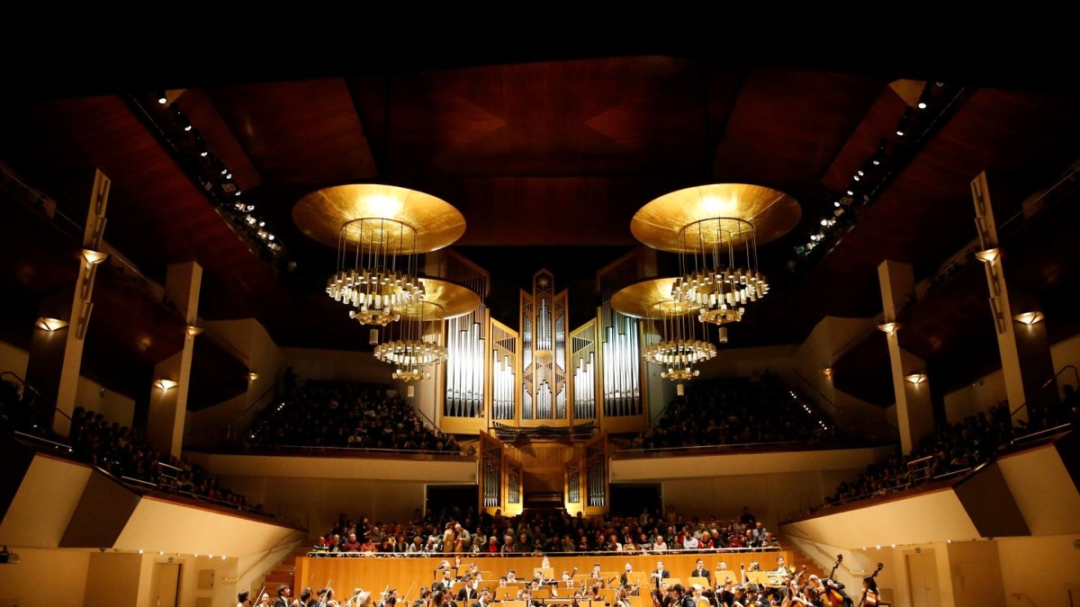 Concierto de música clásica en el Auditorio Nacional de Madrid, en una imagen de archivo.