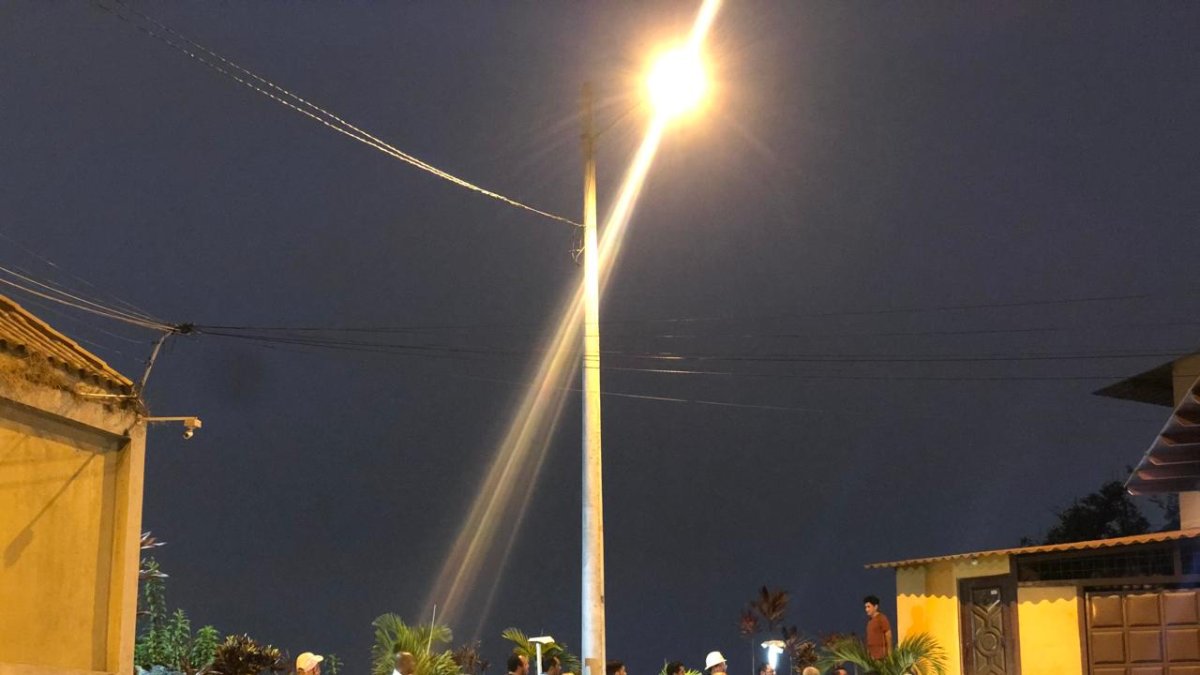CNEL cambió 114 iluminarias al interior de la ciudadela.