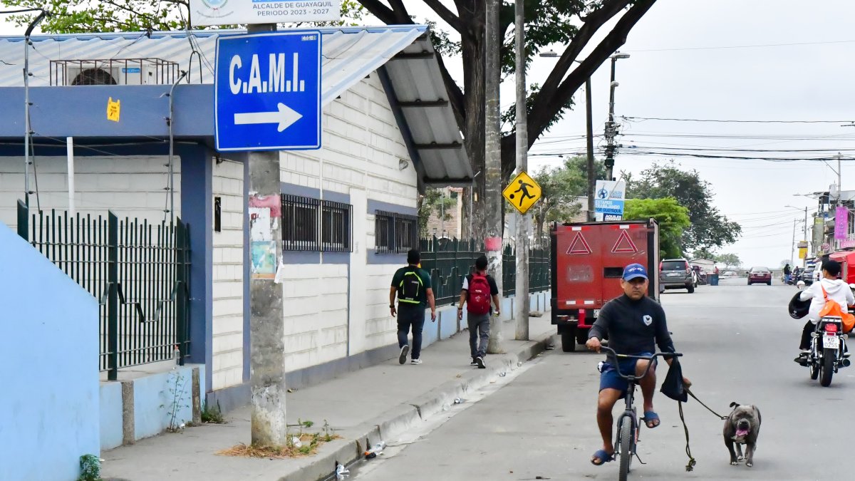 Foto referencial de las calles de Chongón.