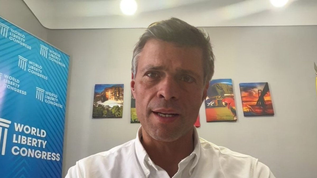 Política. Leopoldo López vive en Madrid-España desde octubre de 2020.