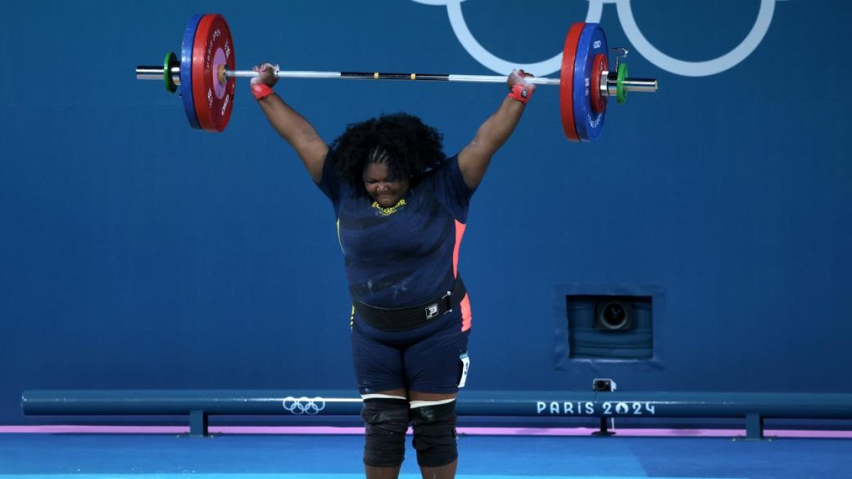 La tricolor Lisseth Ayoví registró un total de 283 kilogramos.