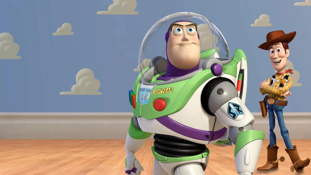 Los personajes de Toy Story, Buzz Lightyeat y Woody.