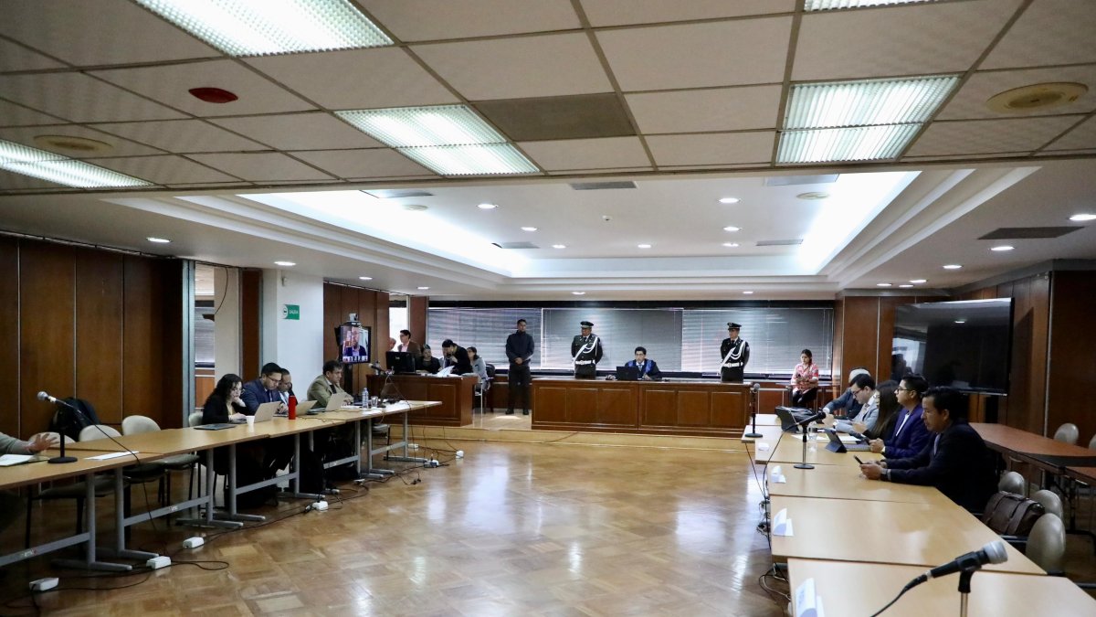 Proceso. En la Corte Nacional de Justicia se desarrolla la audiencia de testimonio anticipado sobre el caso Plaga se investiga la presunta trama de corrupción en la Función Judicial.