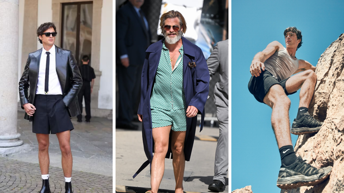 Estos son los tipos de shorts que están de moda para hombres esta temporada