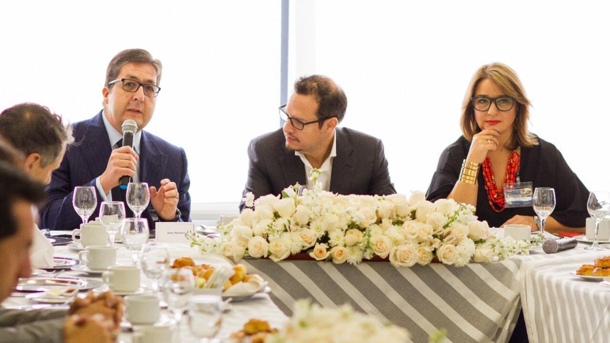 Rivas, en una foto del 30 de noviembre de 2017, cuando participó en un evento con el Ministerio de Minería para analizar la importancia de la reputación del sector y manejo de crisis.