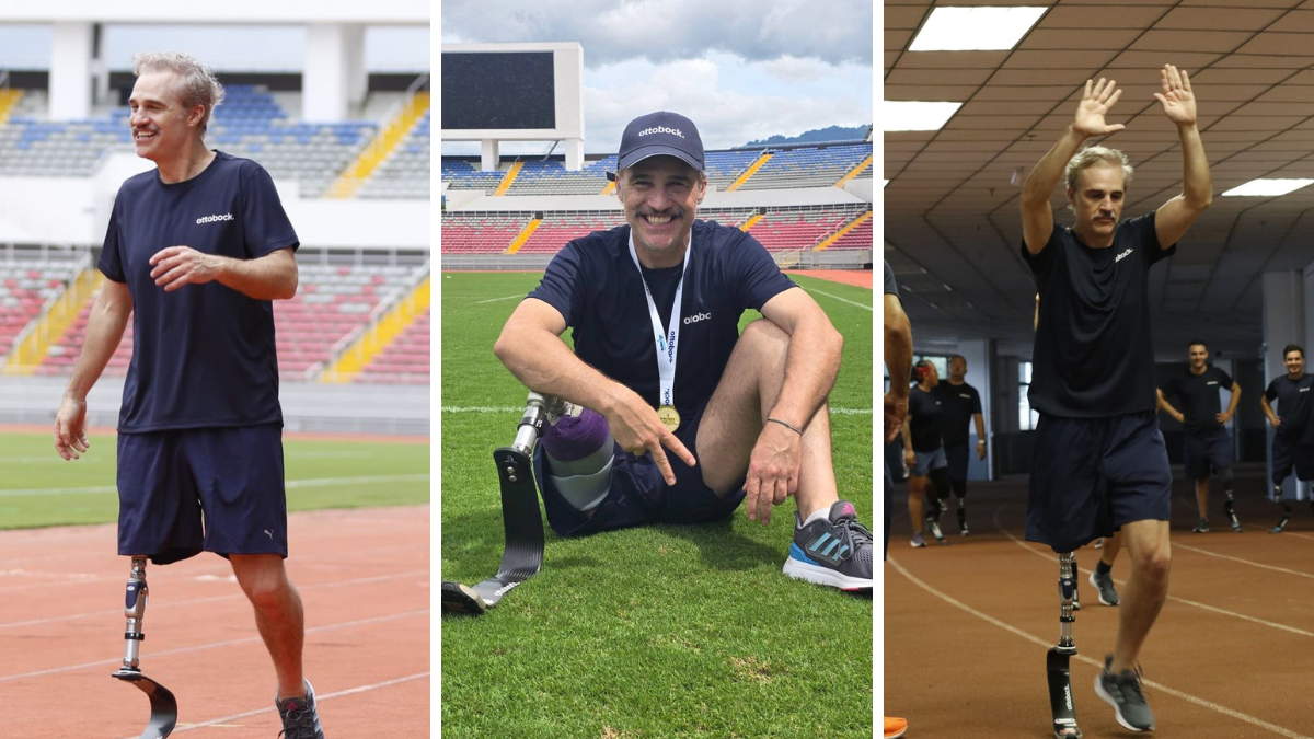 Medina sufrió una trombosis venosa que llevó a la amputación de su pierna derecha en 2021.