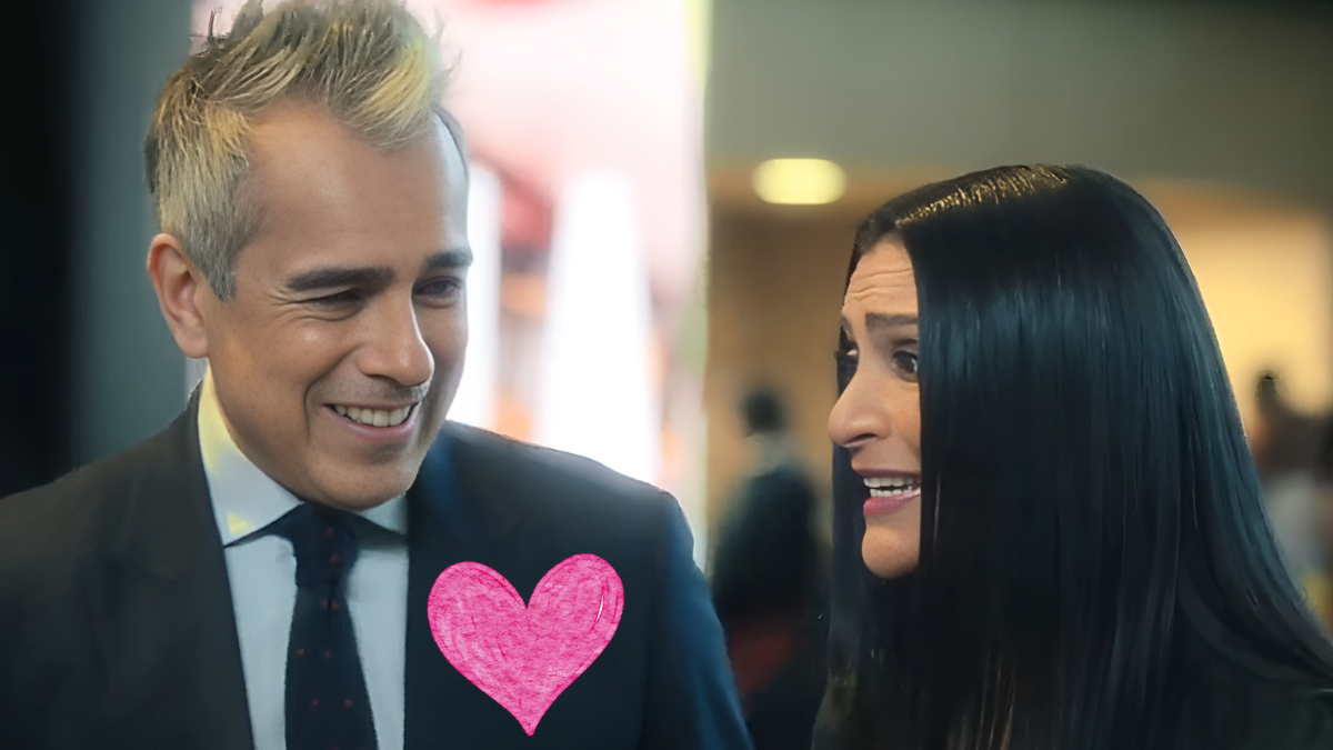 Betty y Armando inician la serie separados.