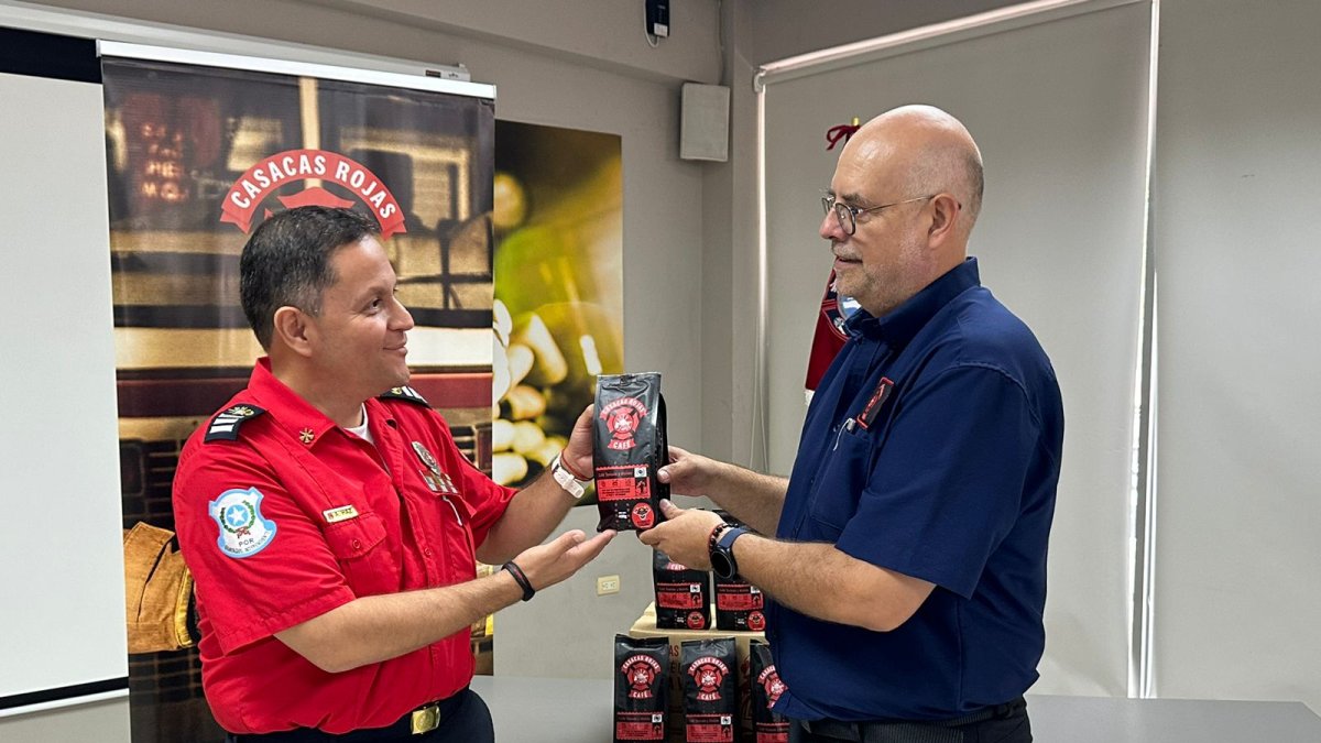 Con el café se busca ayudar a los bomberos