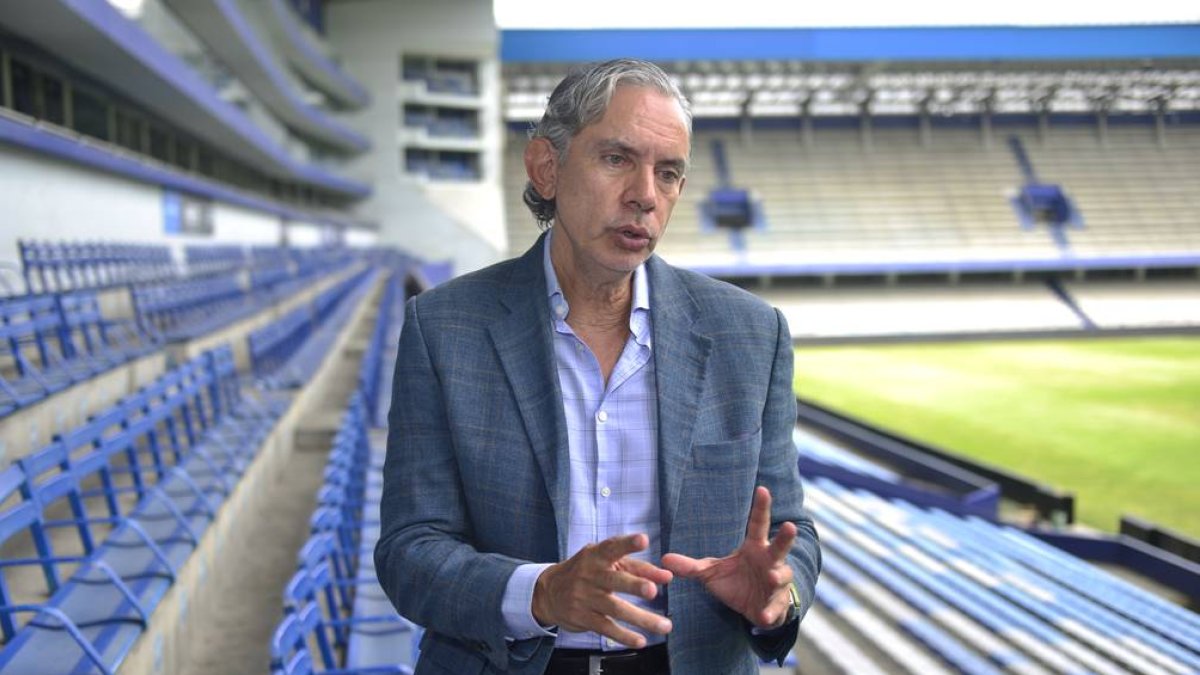 José Pileggi asumió la presidencia de Emelec en diciembre de 2022.