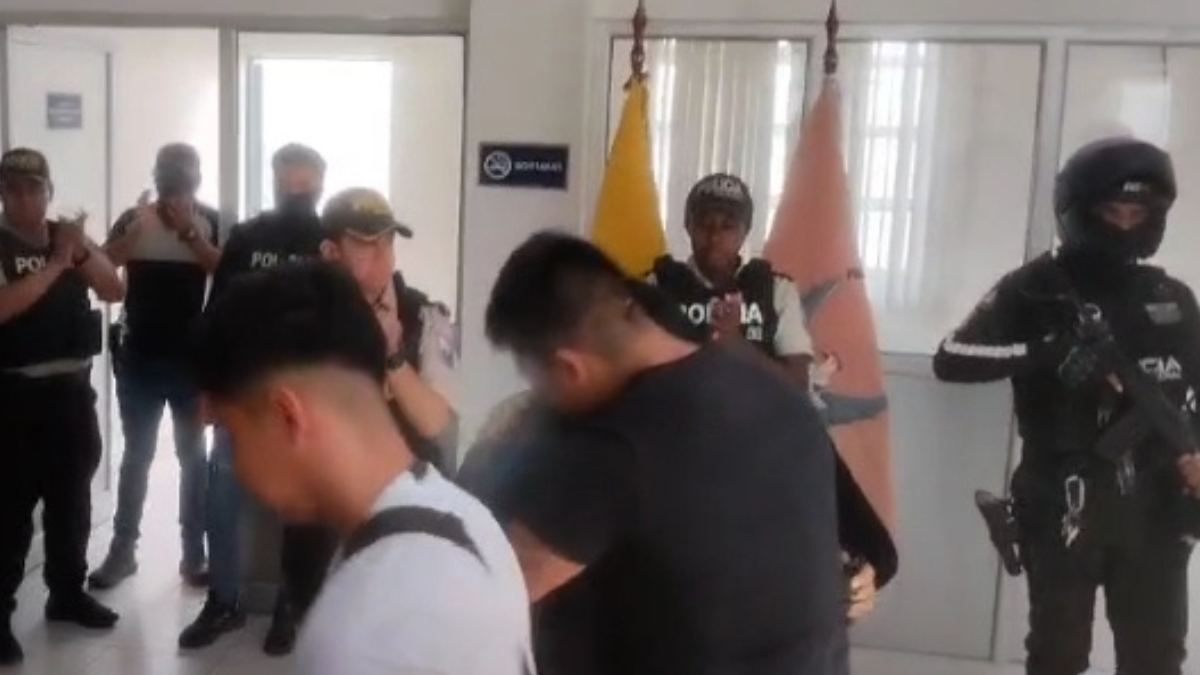 Los responsables fueron capturados por miembros de la Policía.