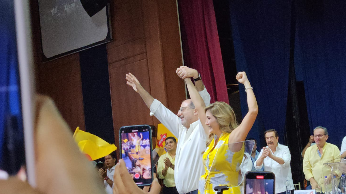 Kronfle y Passailaigue en la presentación de su candidatura.