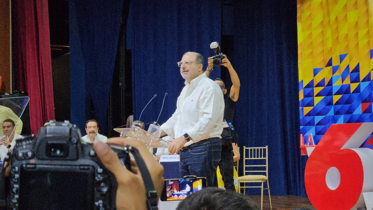 Kronfle durante su intervención en la Asamblea Nacional del Partido Social Cristiano (PSC)