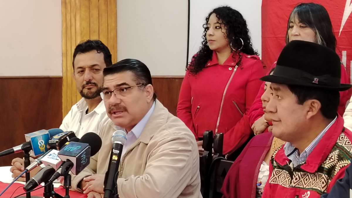 El precandidato a la Presidencia de la República Jorge Escala visitó Latacunga.