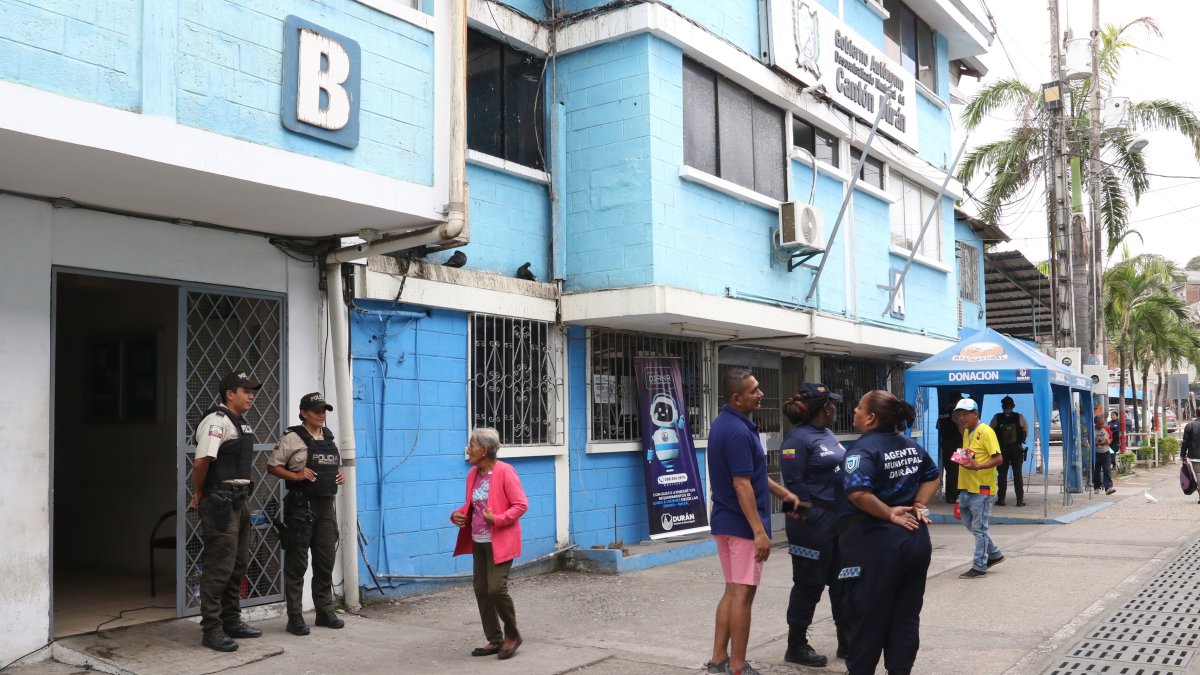 Instalaciones del Municipio de Durán.