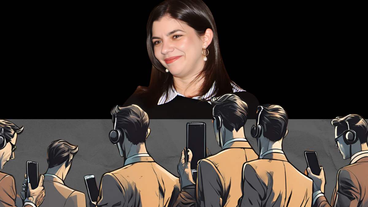 Irene Vélez con su ejército de trolls.