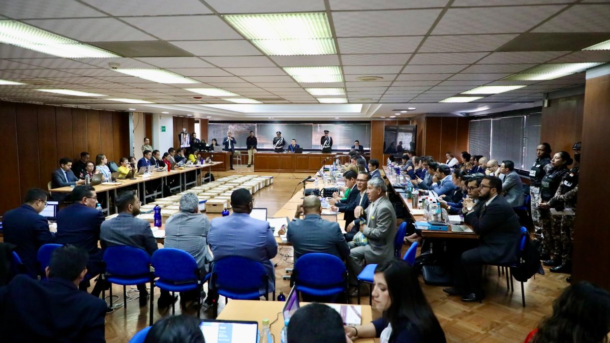 En el auditorio de la Corte Nacional de Justicia (CNJ) se instaló este jueves 15 de agosto la audiencia preparatoria de juicio del caso Metástasis.