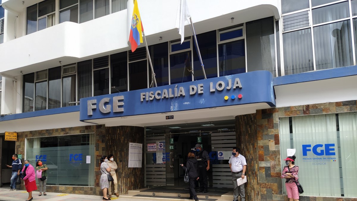 Imagen referencial de la Fiscalía de Loja para grafica este artículo.