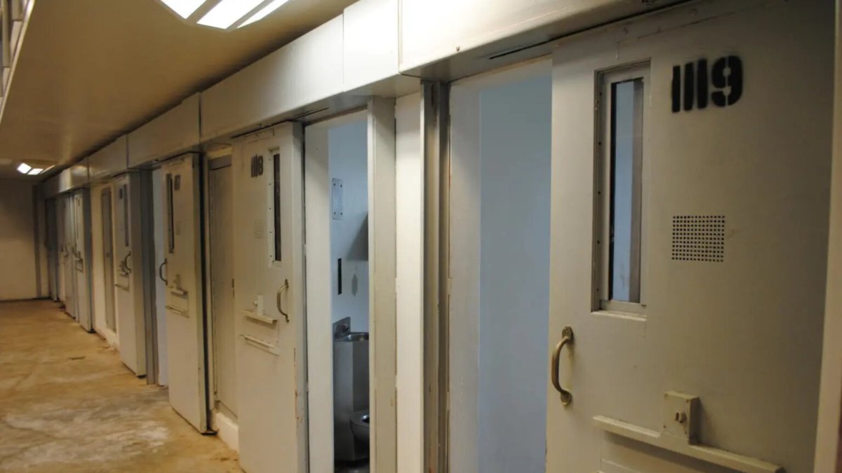 Prisión. El interior de la antigua prisión del condado de Indian River (Florida).