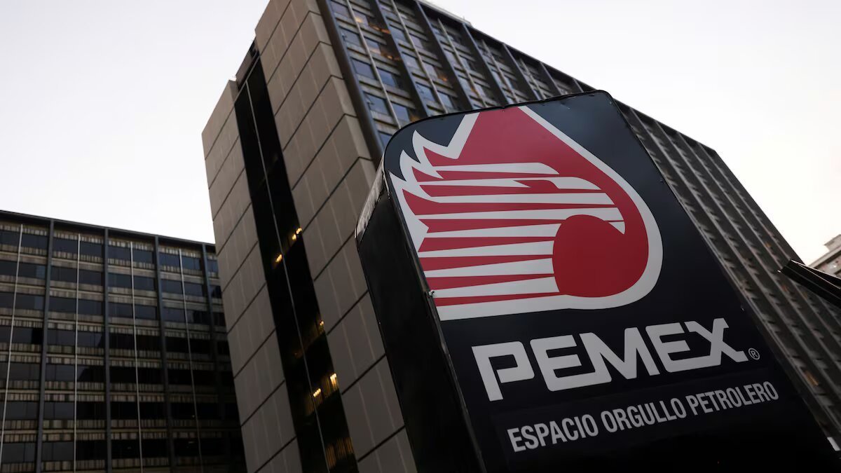 Empresa. El logo de la empresa petrolera Pemex.