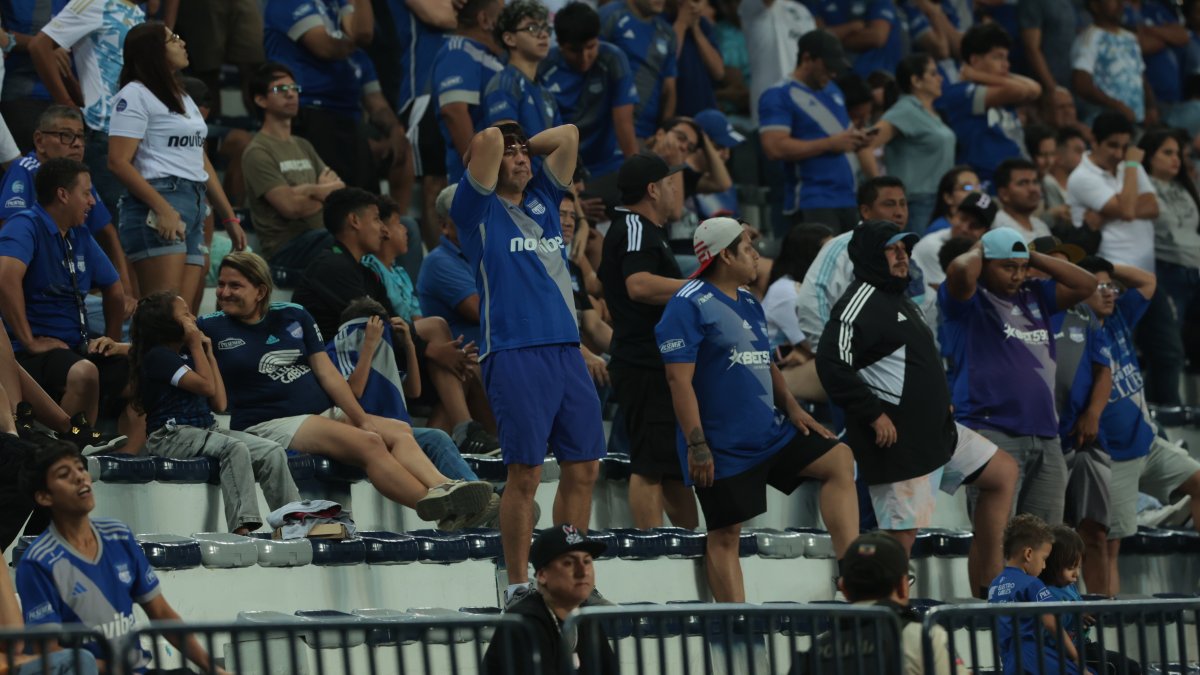La expresión de la fanaticada millonaria tras la derrota en casa ante El Nacional y ver que su equipo se hunde en la tabla de posiciones de la segunda etapa de LigaPro.