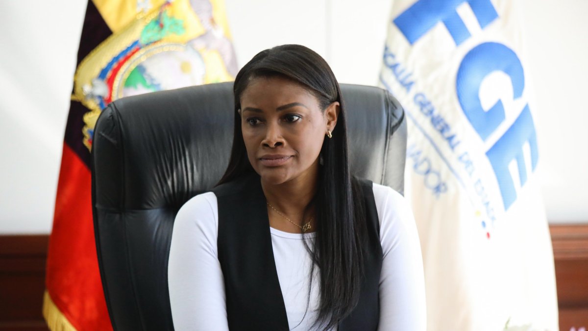 La fiscal general del Estado, Diana Salazar.