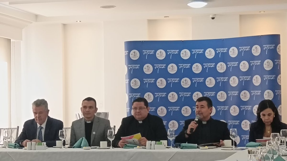 En conversatorio con los medios representantes de la Iglesia Católica dieron detalles sobre el Congreso Eucarístico Internacional