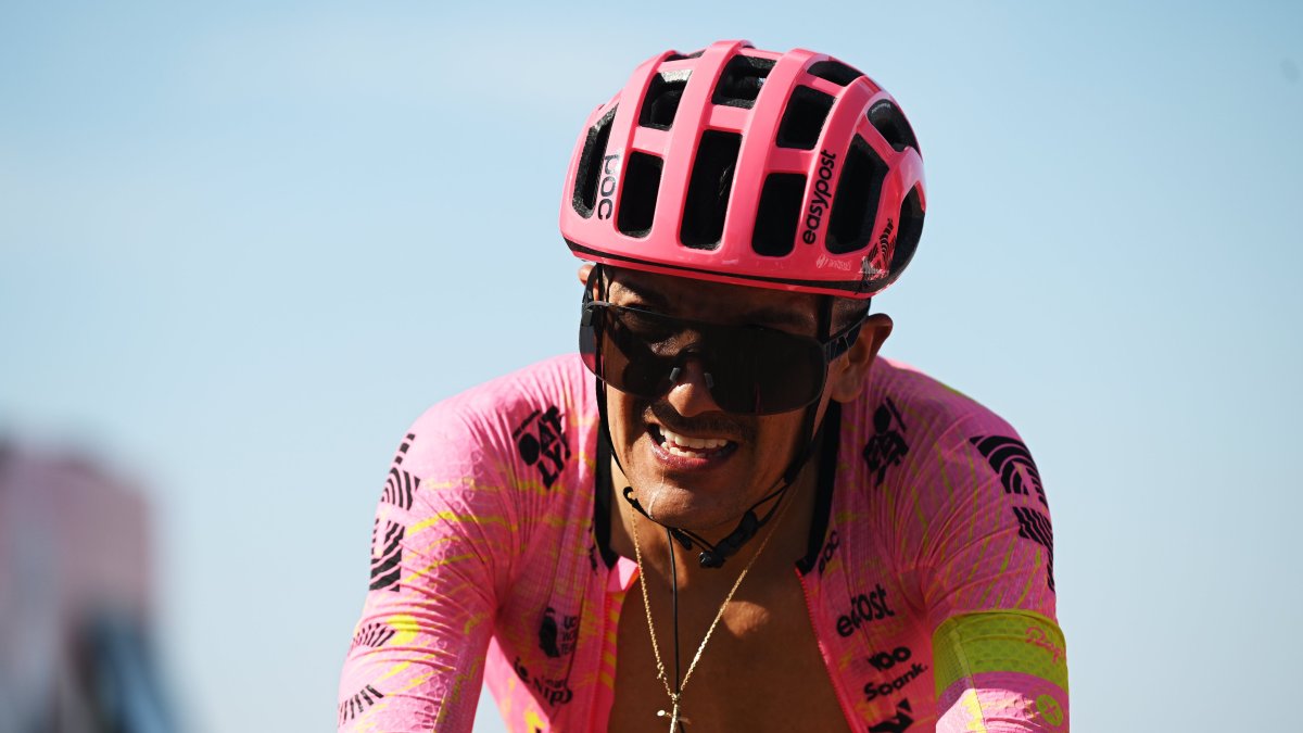 Richard Carapaz terminó agotado tras la cuarta etapa de la Vuelta a España.
