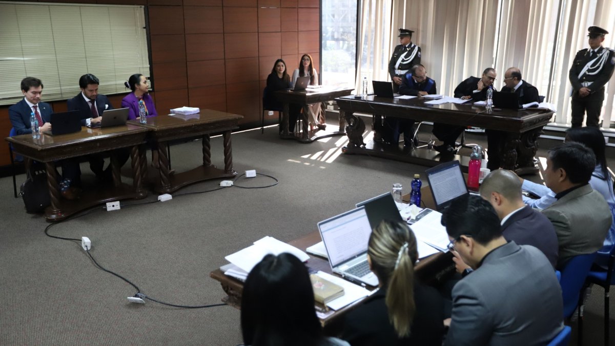 Audiencia. La jueza Enma Tapia desistió del habeas corpus que había presentado en contra la Fiscalía.