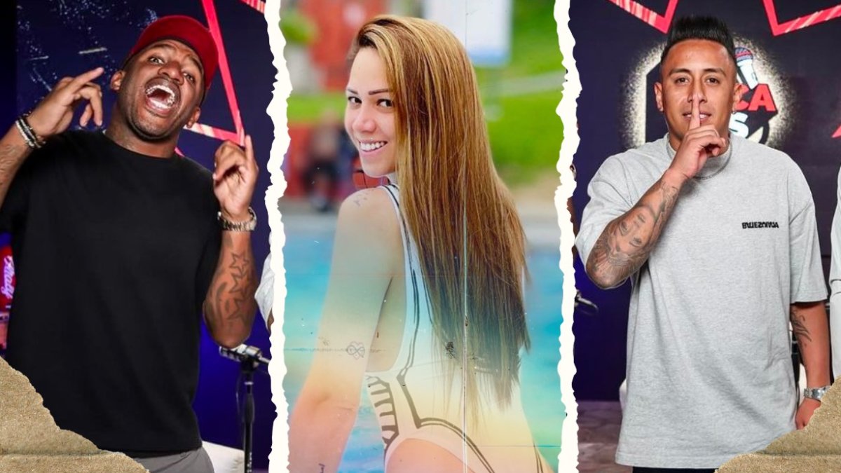 La empresaria Mellisa Klug, exesposa de Jefferson Farfán (i), negó el supuesto amorío con Christian Cueva (d).