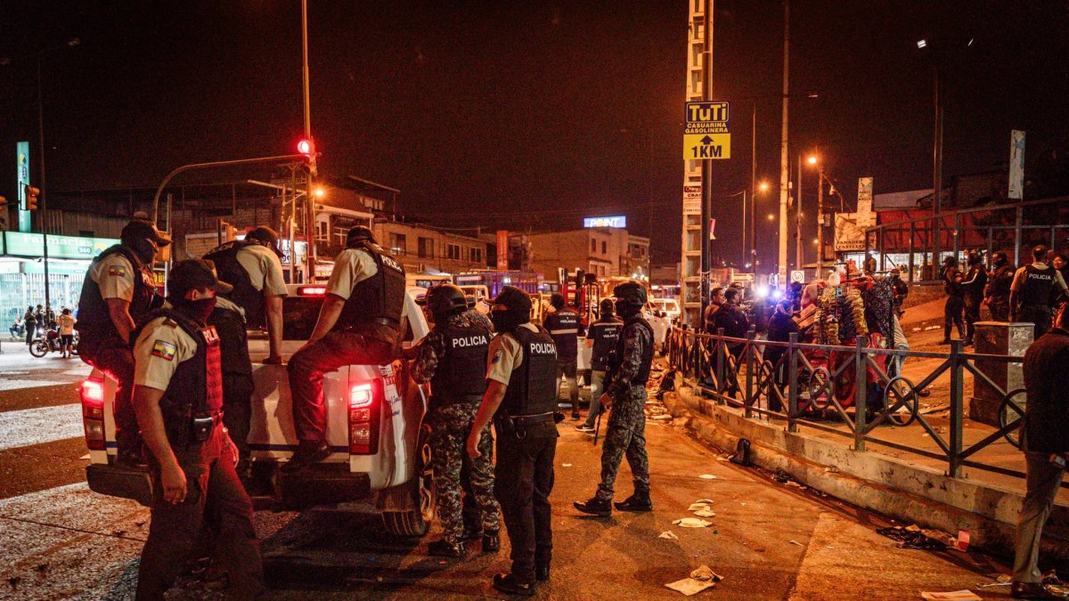 Varias instituciones formaron parte del operativo.