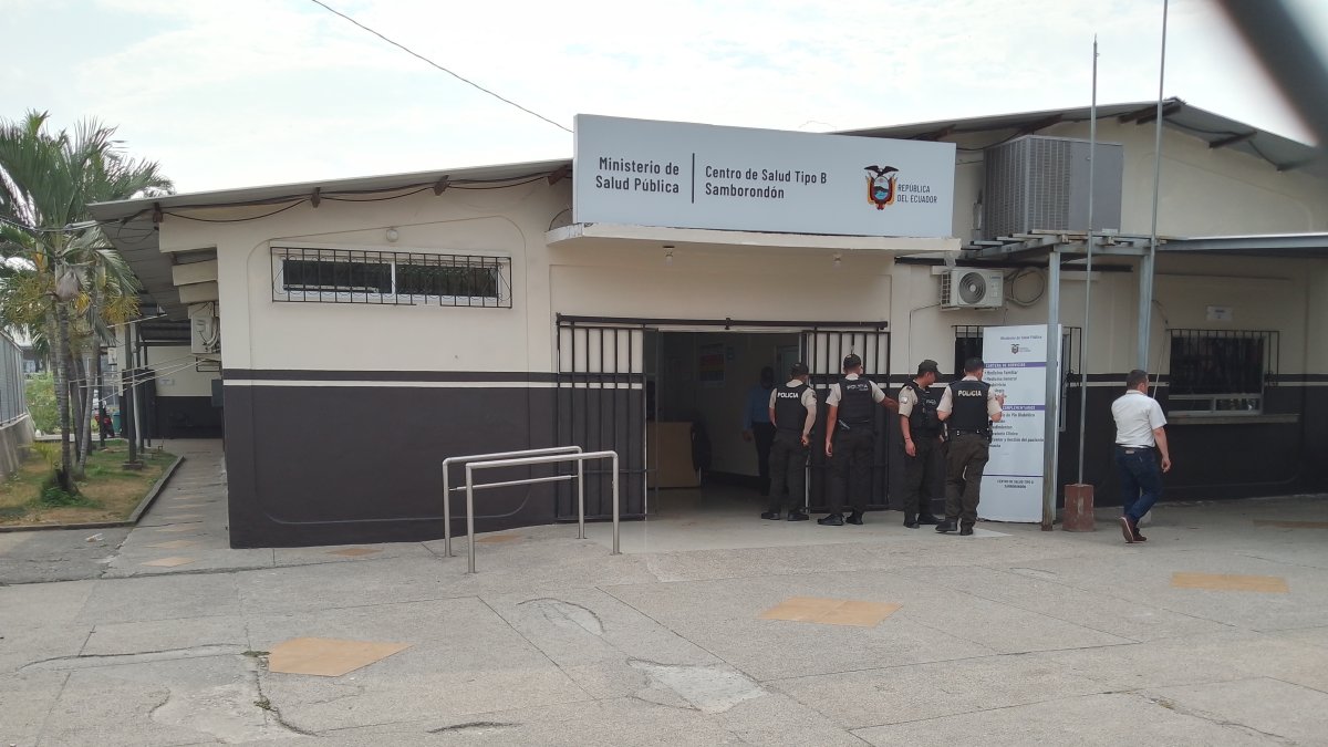 Este es el subcentro de salud donde se registró el ataque.