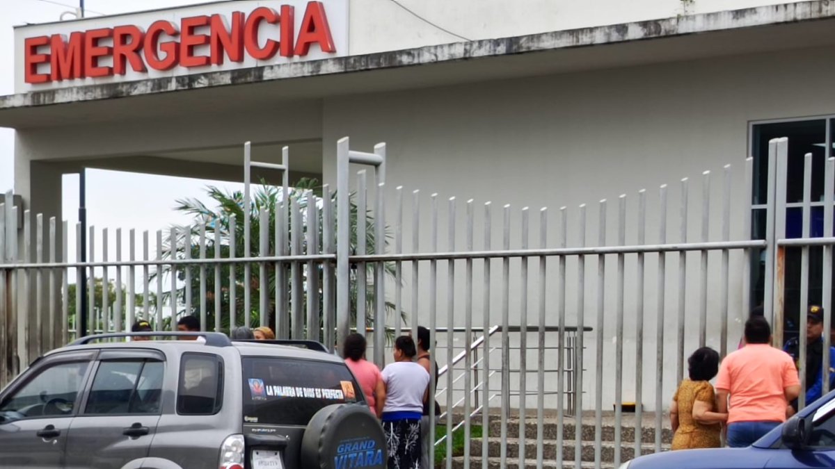 Este es el centro de salud donde se encuentra el fiscal.
