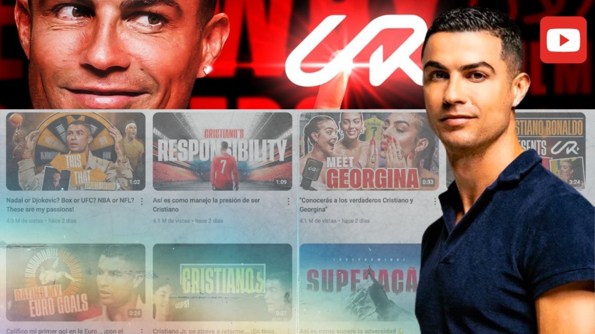 CR7 estrenó su canal de Youtube, UR Cristiano, el miércoles 21 de agosto de 2024.
